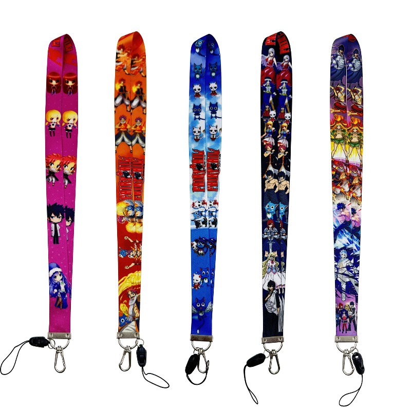 5pcs Fairy Tail Anime Peripher - Lanyard Badge Holder review and price