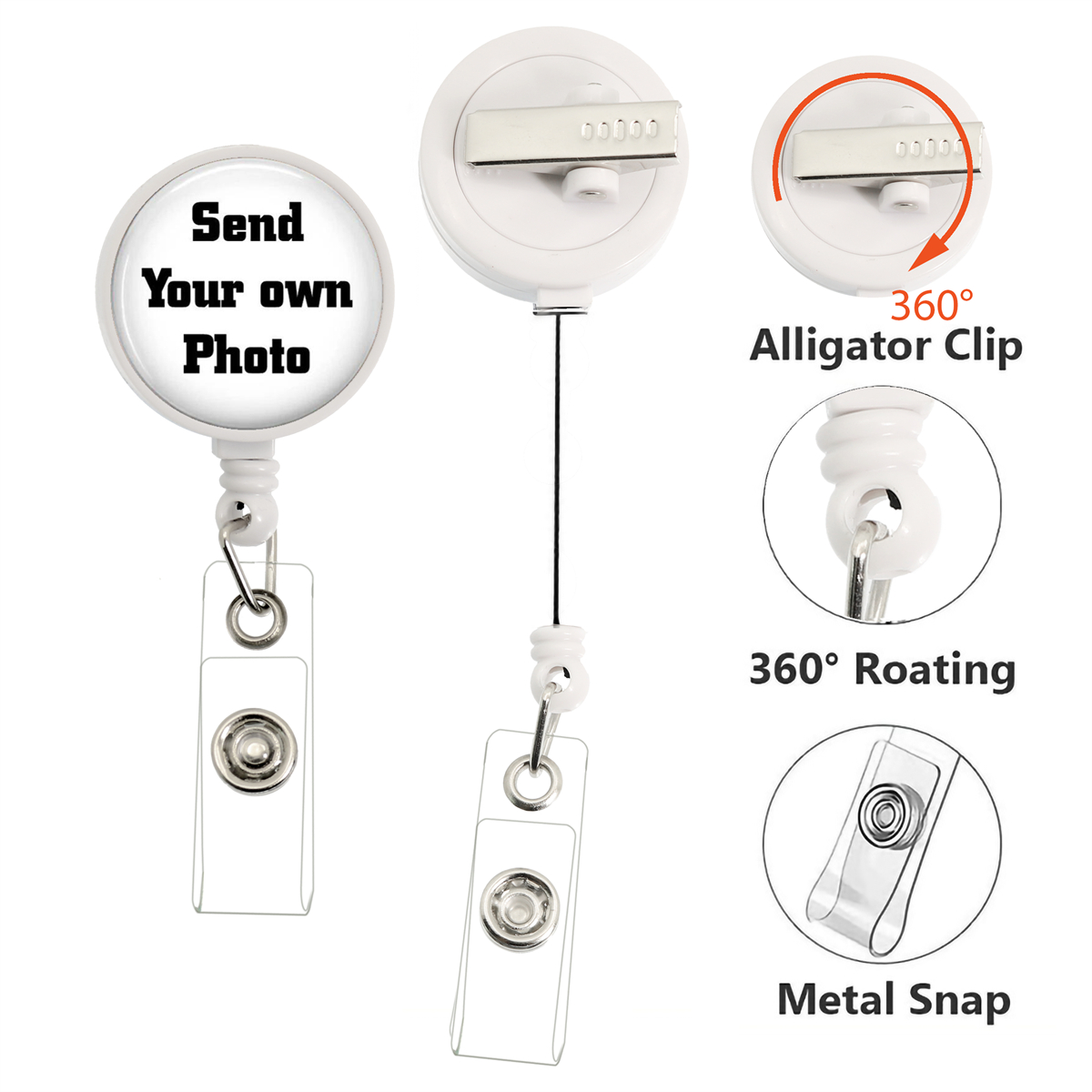 Personalized Luminous 30mm Ima - Lanyard Badge Holder review and price