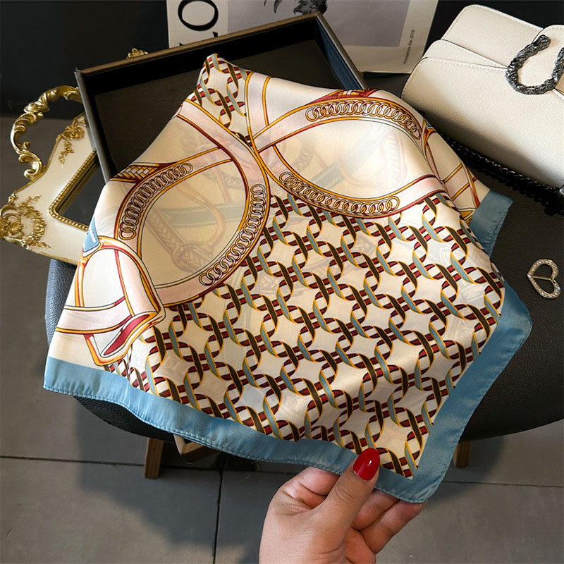 Luxury Female Square Scarf Cha - Silk Neck Scarf review and price