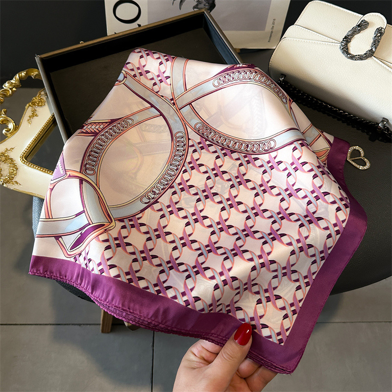 Luxury Female Square Scarf Cha - Silk Neck Scarf review and price